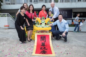 8.夏國章醒獅團隊亦到場祝賀ABC Pathways 國際幼稚園開幕誌慶。